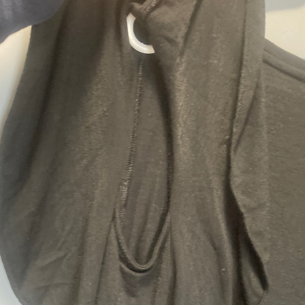GAP Black Ruffle Sleeve Sweater - Picture 6 of 8